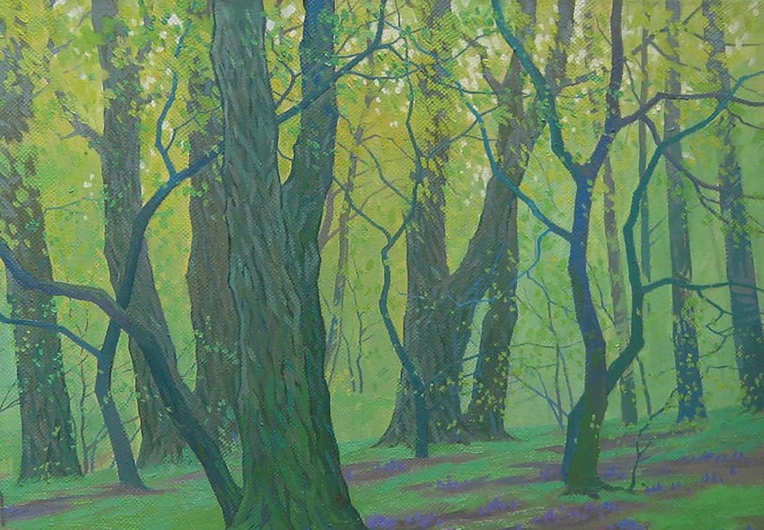 Oil painting Spring thickets Valery Savenets - 5