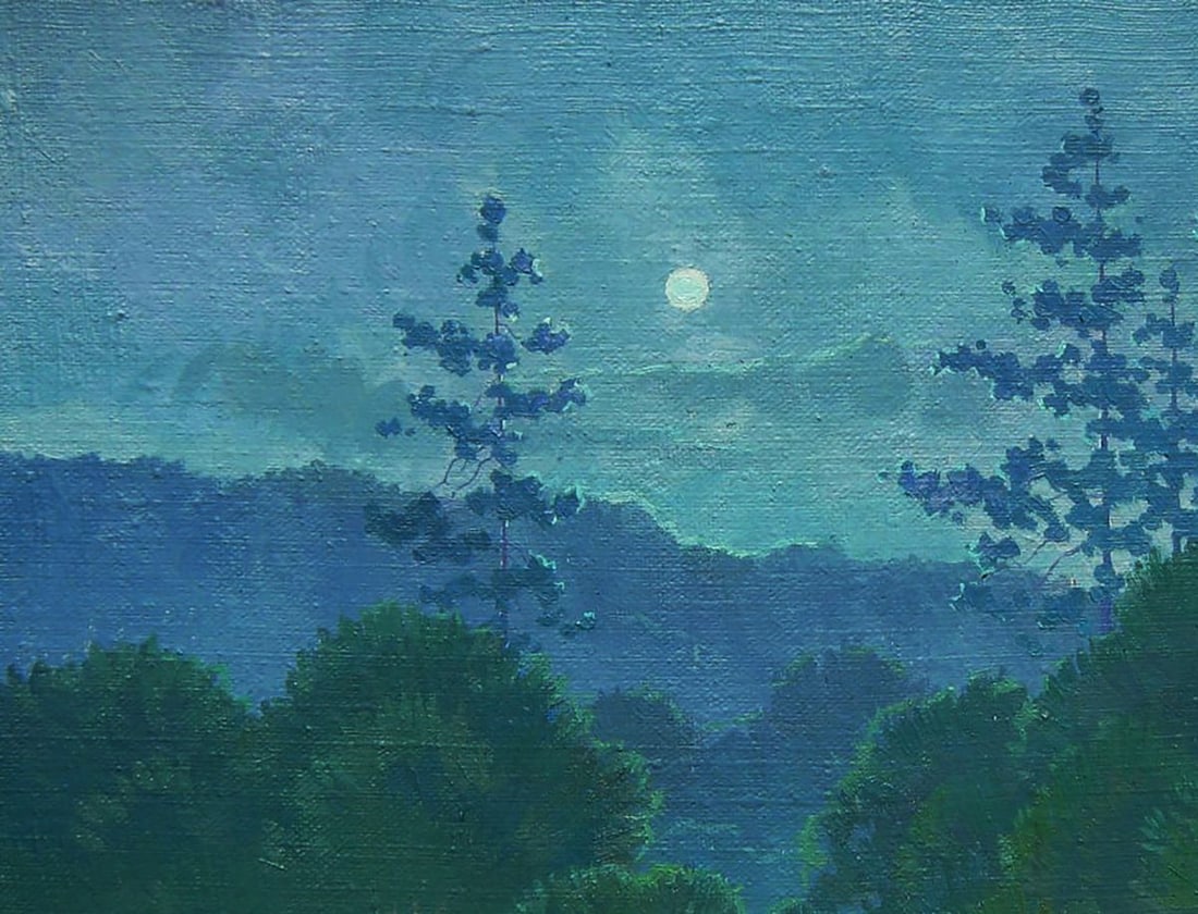 Oil painting Moonlit Night Valery Savenets - 2