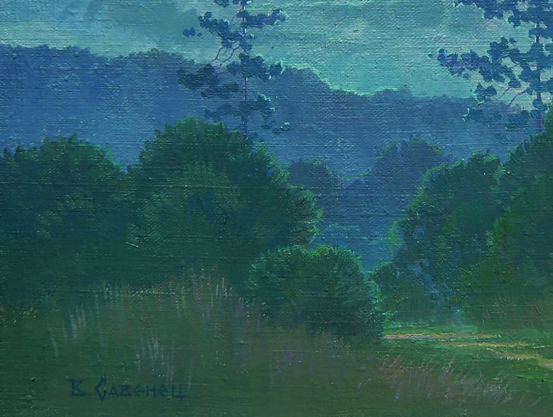 Oil painting Moonlit Night Valery Savenets - 4