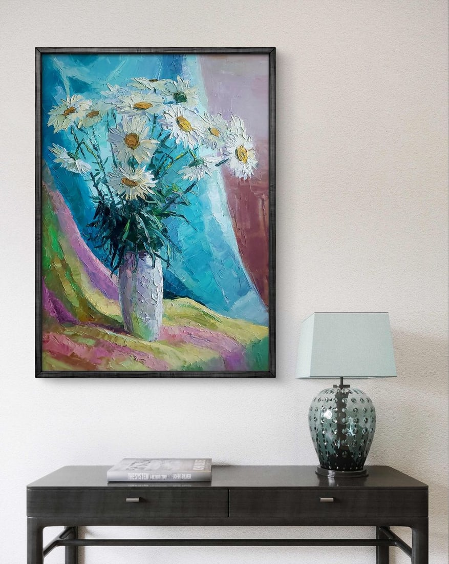 Oil painting Chamomile Boris Serdyuk - 3