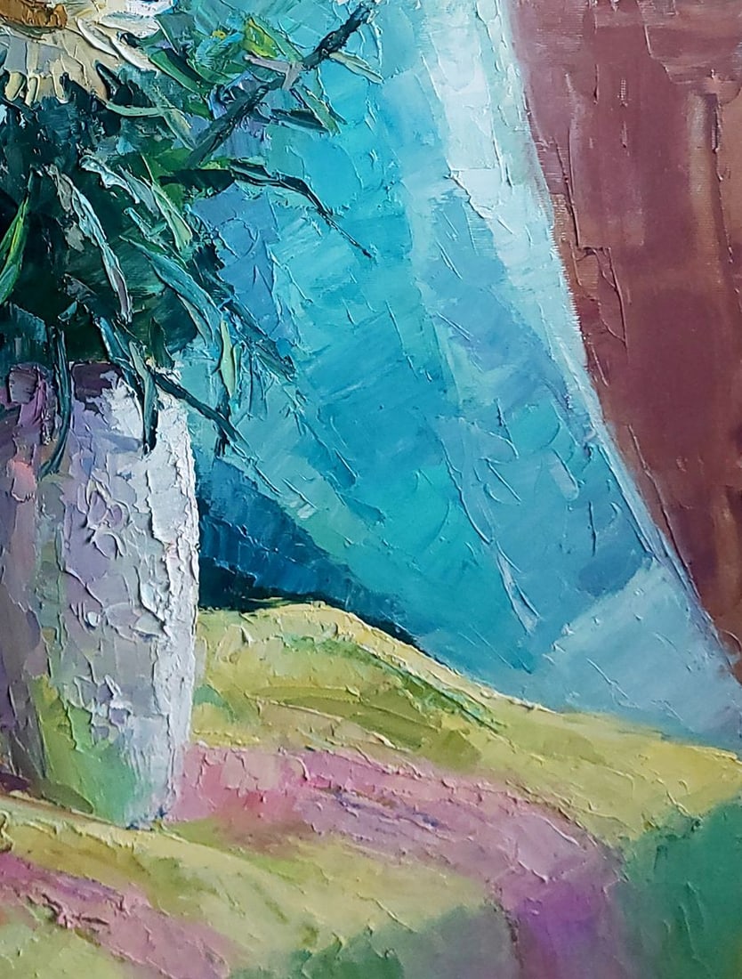Oil painting Chamomile Boris Serdyuk - 7