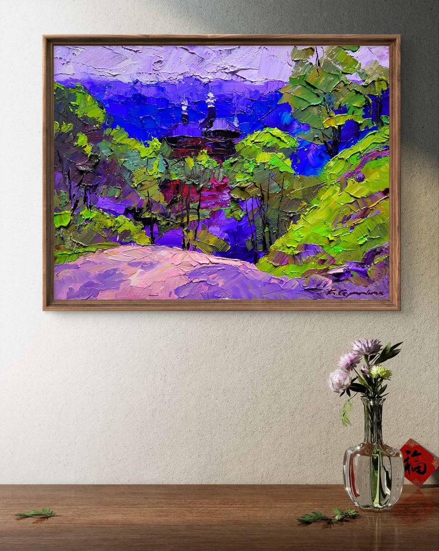 Oil painting Mountain motif Boris Serdyuk - 3