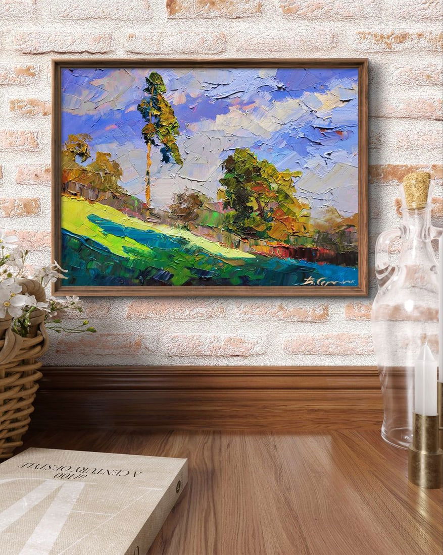 Oil painting The last days of summer Boris Serdyuk - 3