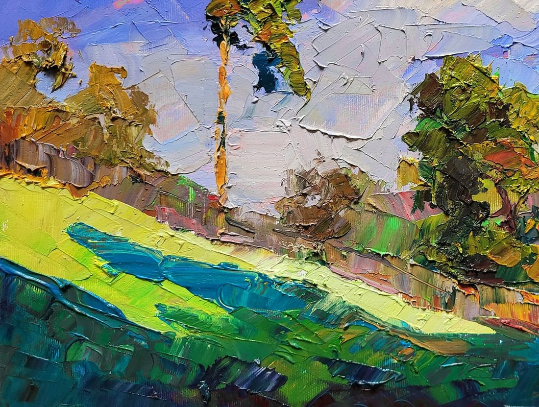 Oil painting The last days of summer Boris Serdyuk - 6