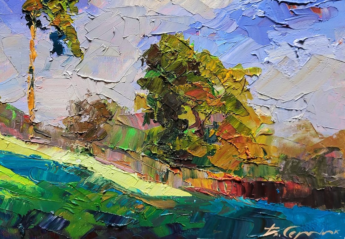 Oil painting The last days of summer Boris Serdyuk - 7
