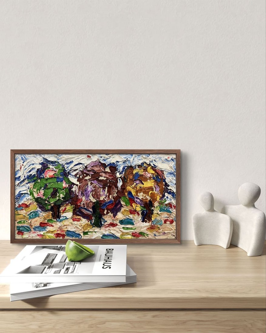 Oil painting Trees by season Oleksiy Dakhnenko - 2