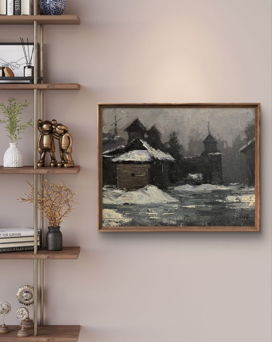 Oil painting Swedish grave Volodymyr Pashchenko - 3