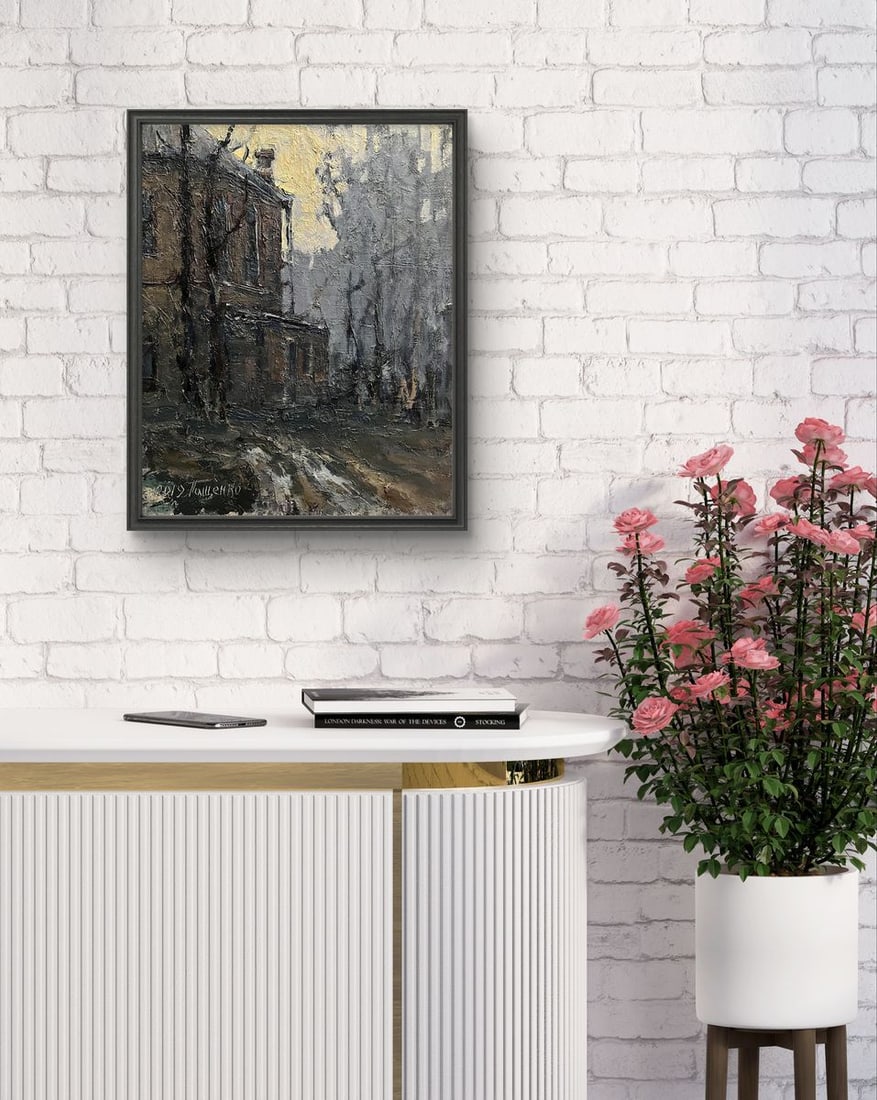 Oil painting Village life Volodymyr Pashchenko - 3