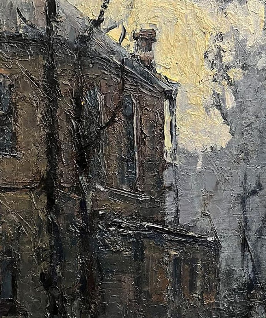 Oil painting Village life Volodymyr Pashchenko - 4