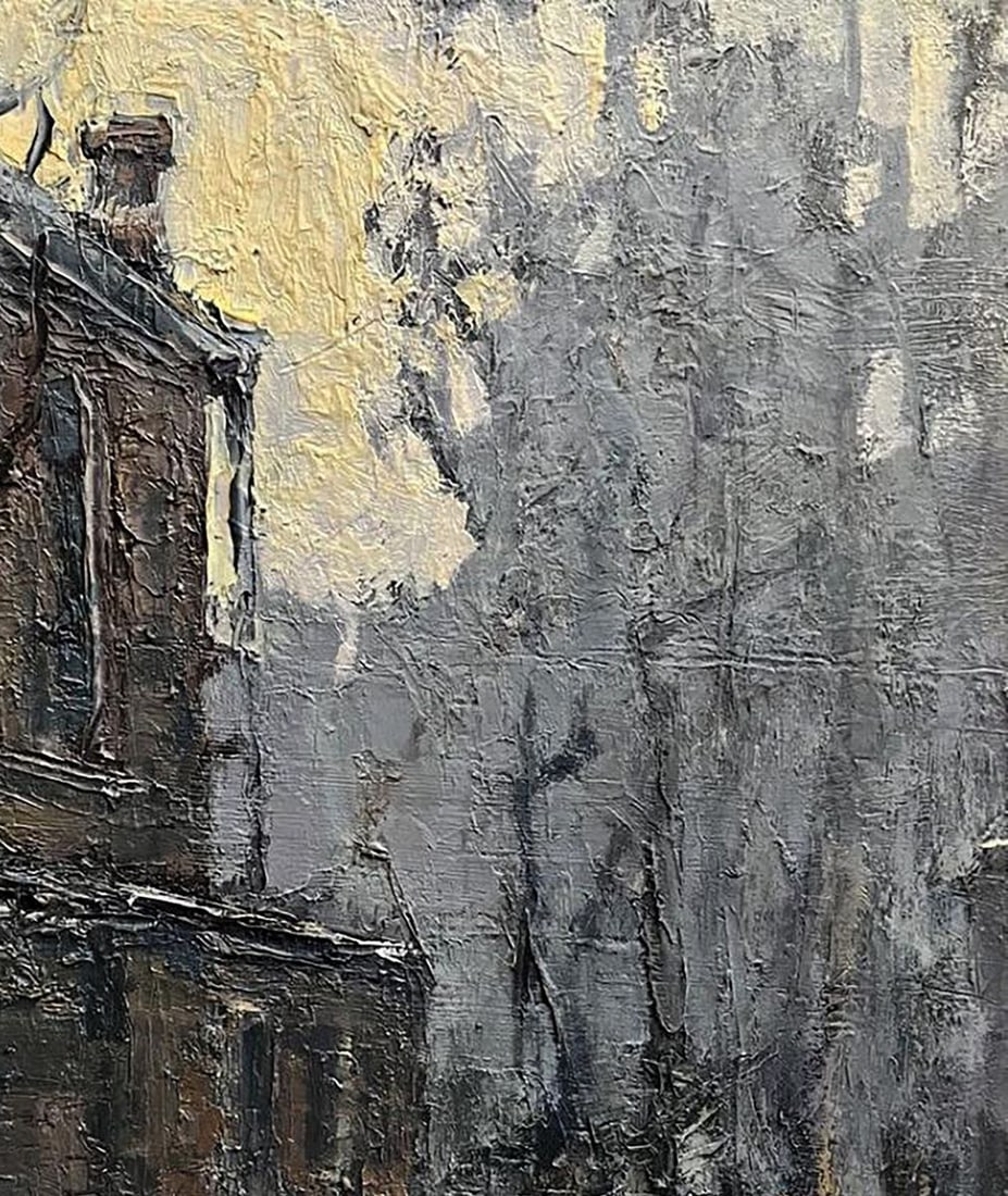 Oil painting Village life Volodymyr Pashchenko - 5