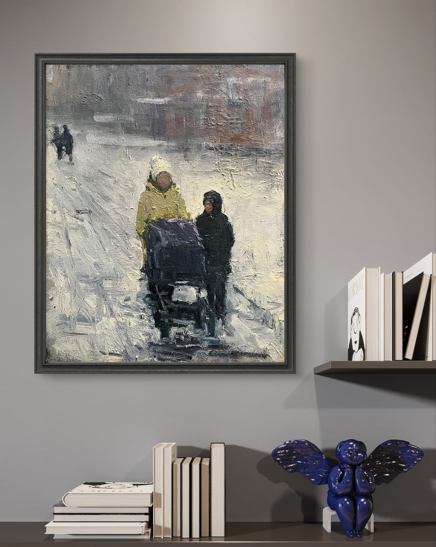 Oil painting Quiet conversation Volodymyr Pashchenko - 3