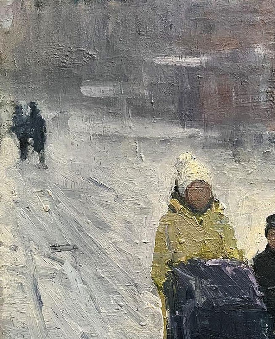 Oil painting Quiet conversation Volodymyr Pashchenko - 4