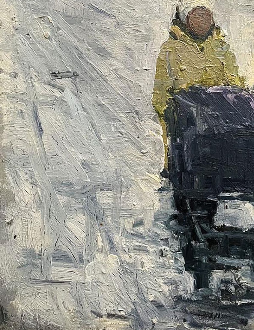 Oil painting Quiet conversation Volodymyr Pashchenko - 6