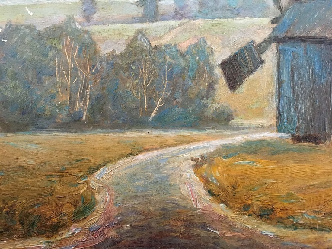 Oil painting Landscape with a mill Rusin Arkady Viktorovich - 6