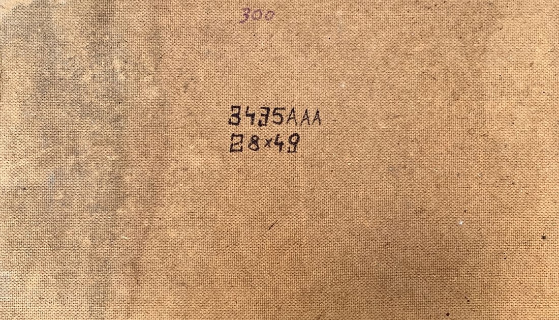 Oil painting The field was covered with snow Mykhailo Burdylo - 12