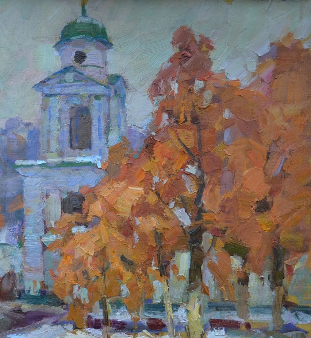 Oil painting Frosty morning Tepeta Miacheslav - 2