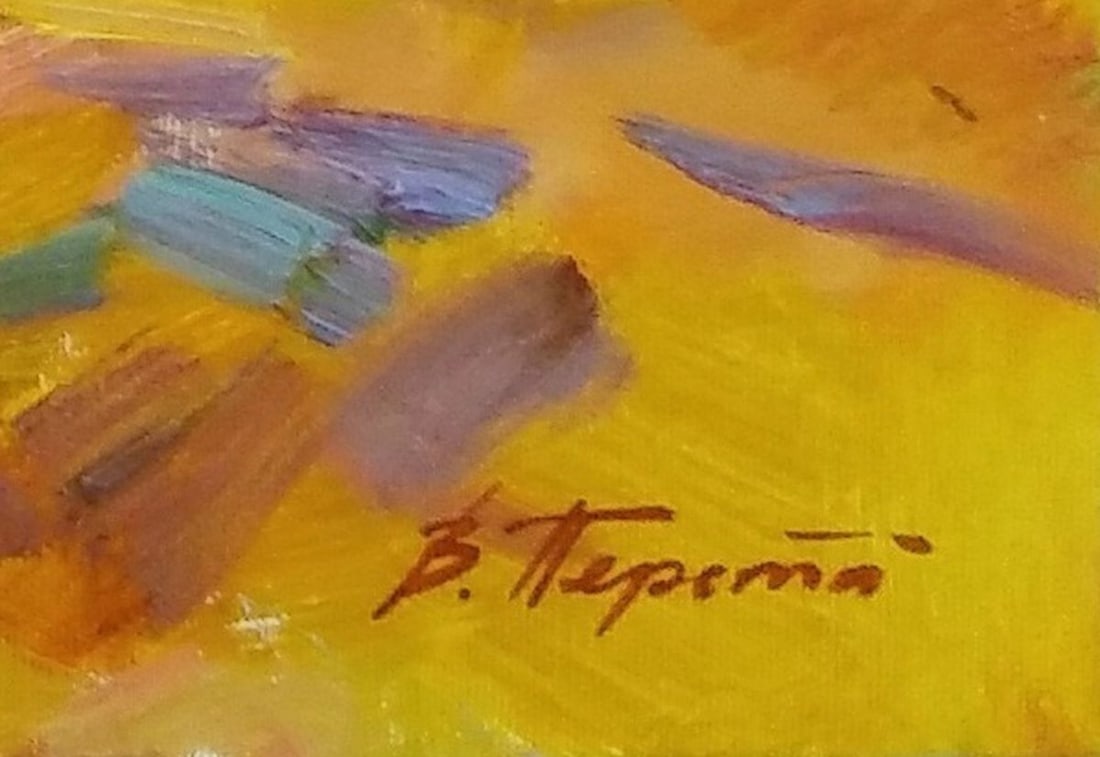 Oil painting A house in the mountains Tepeta Miacheslav - 6