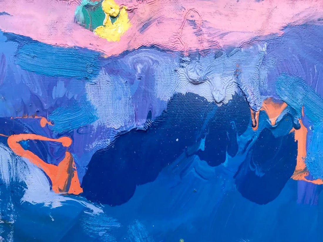 Oil painting In the shade of ash trees Kalenyuk Alex - 3