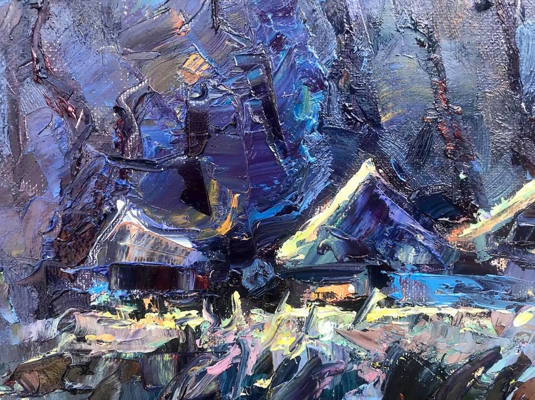Oil painting At midnight Kalenyuk Alex - 2