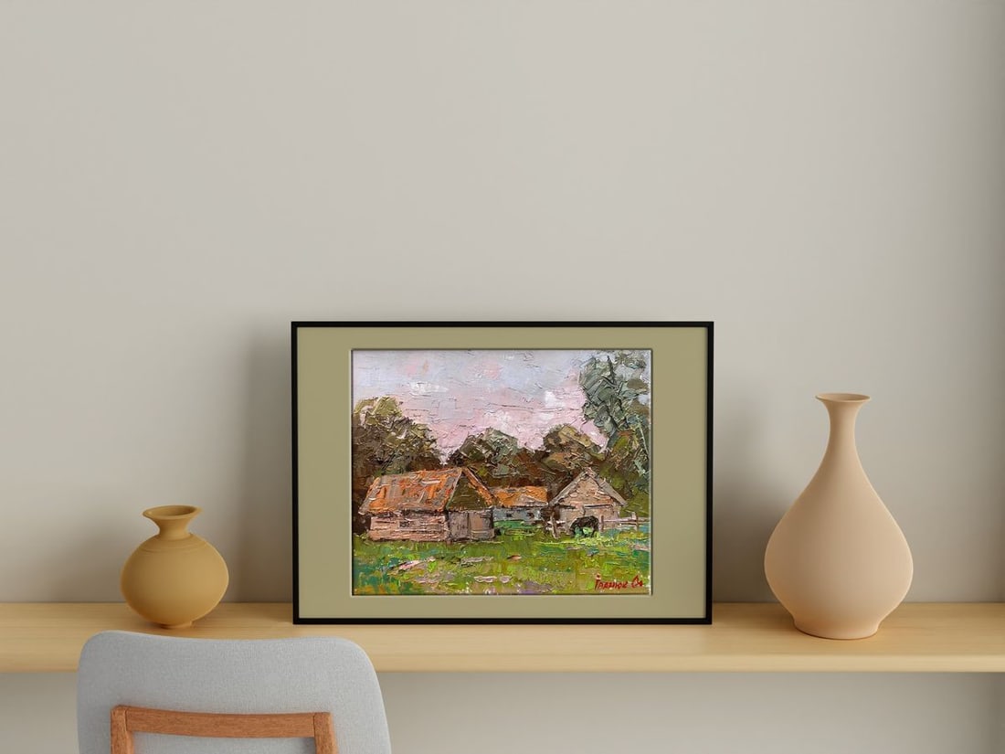 Oil painting Silence around Kalenyuk Alex - 2