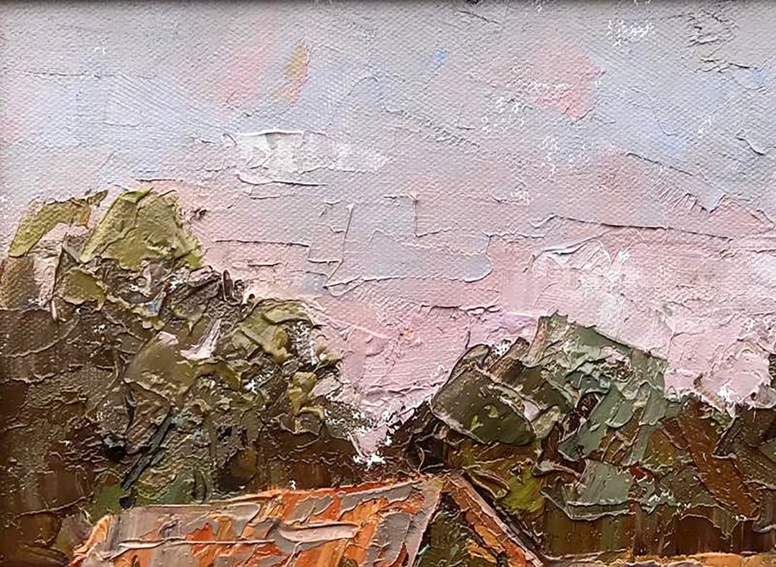 Oil painting Silence around Kalenyuk Alex - 4