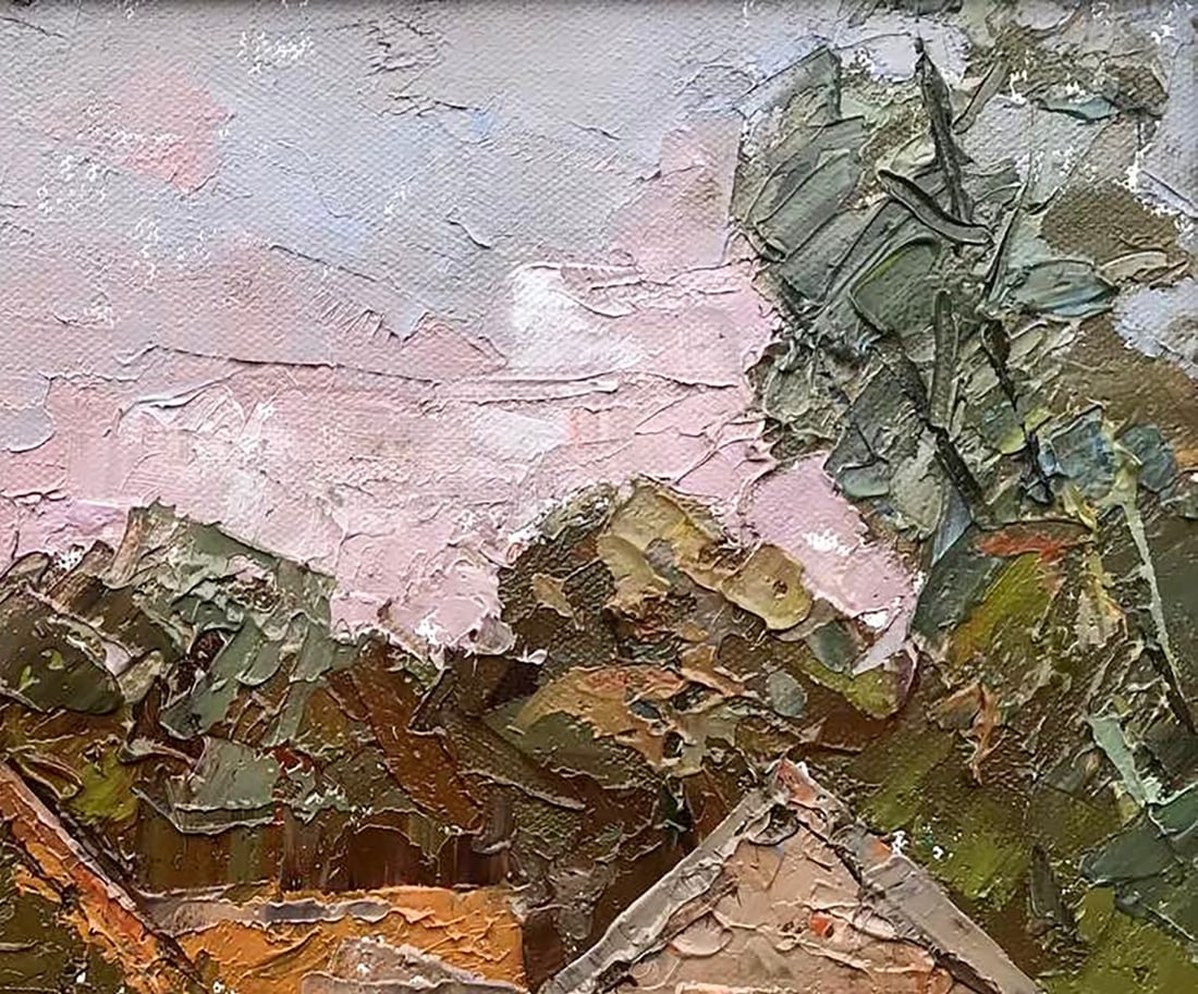 Oil painting Silence around Kalenyuk Alex - 5