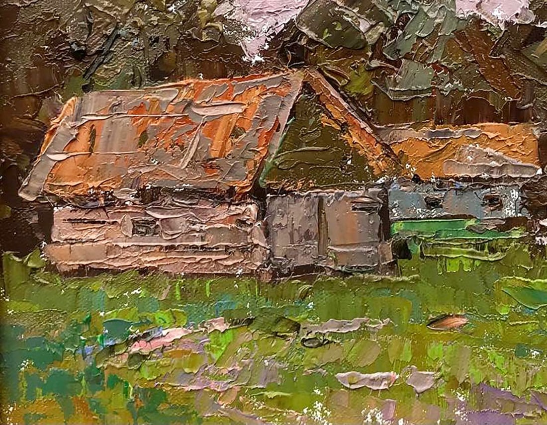 Oil painting Silence around Kalenyuk Alex - 6