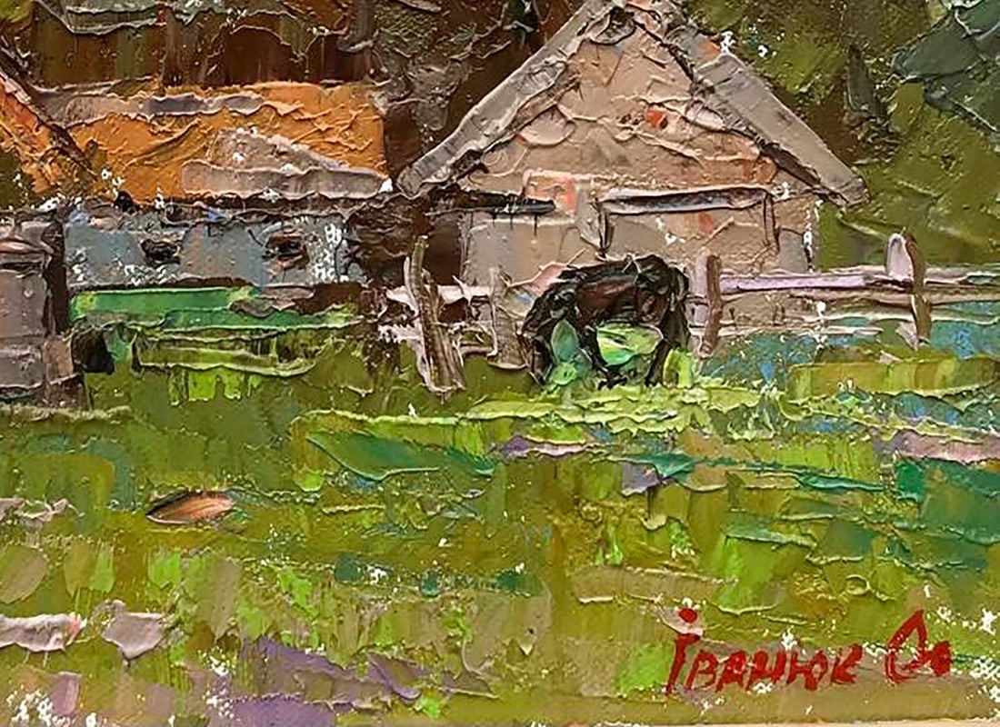 Oil painting Silence around Kalenyuk Alex - 7