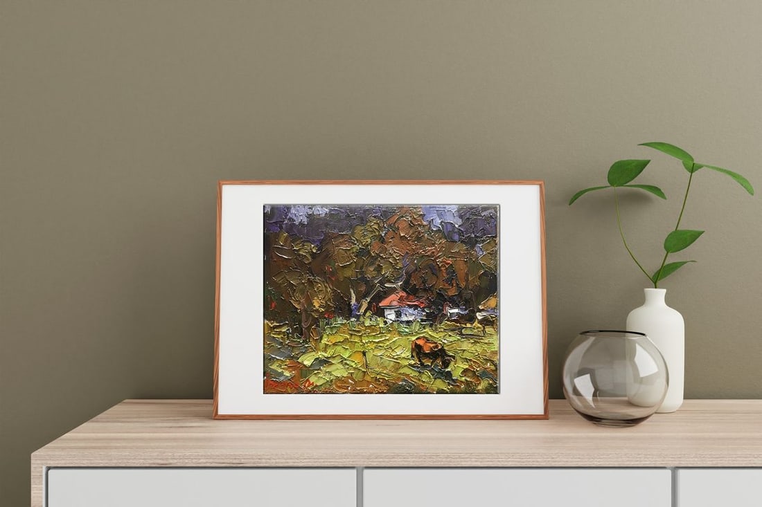 Oil painting At the edge of the forest Kalenyuk Alex - 2