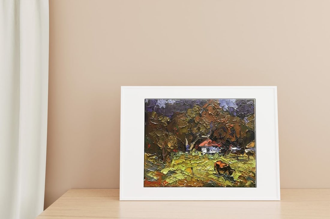 Oil painting At the edge of the forest Kalenyuk Alex - 3