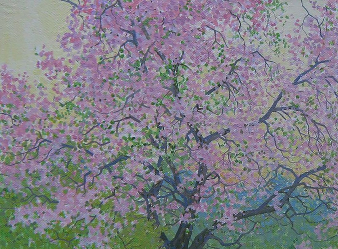 Oil painting Spring of fragrance and blossom Valery Savenets - 4