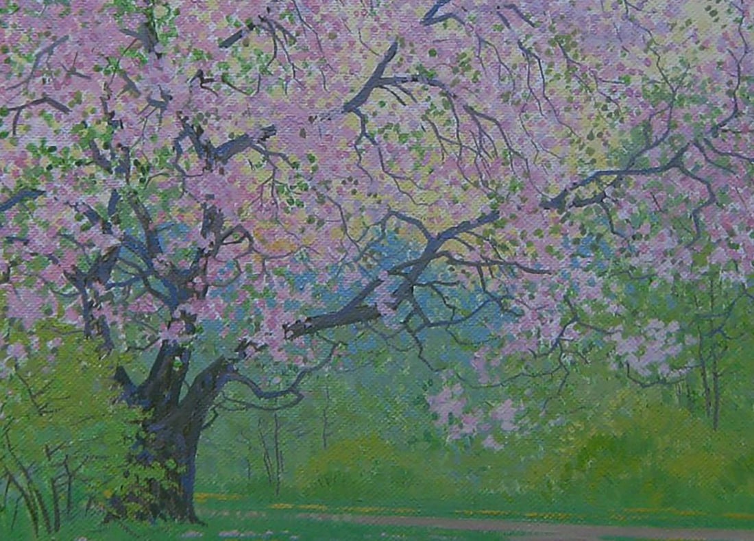 Oil painting Spring of fragrance and blossom Valery Savenets - 6