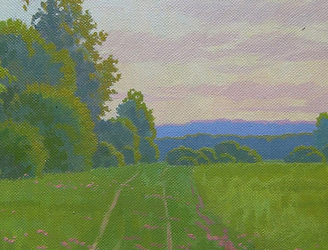 Oil painting Morning summer field Valery Savenets - 6