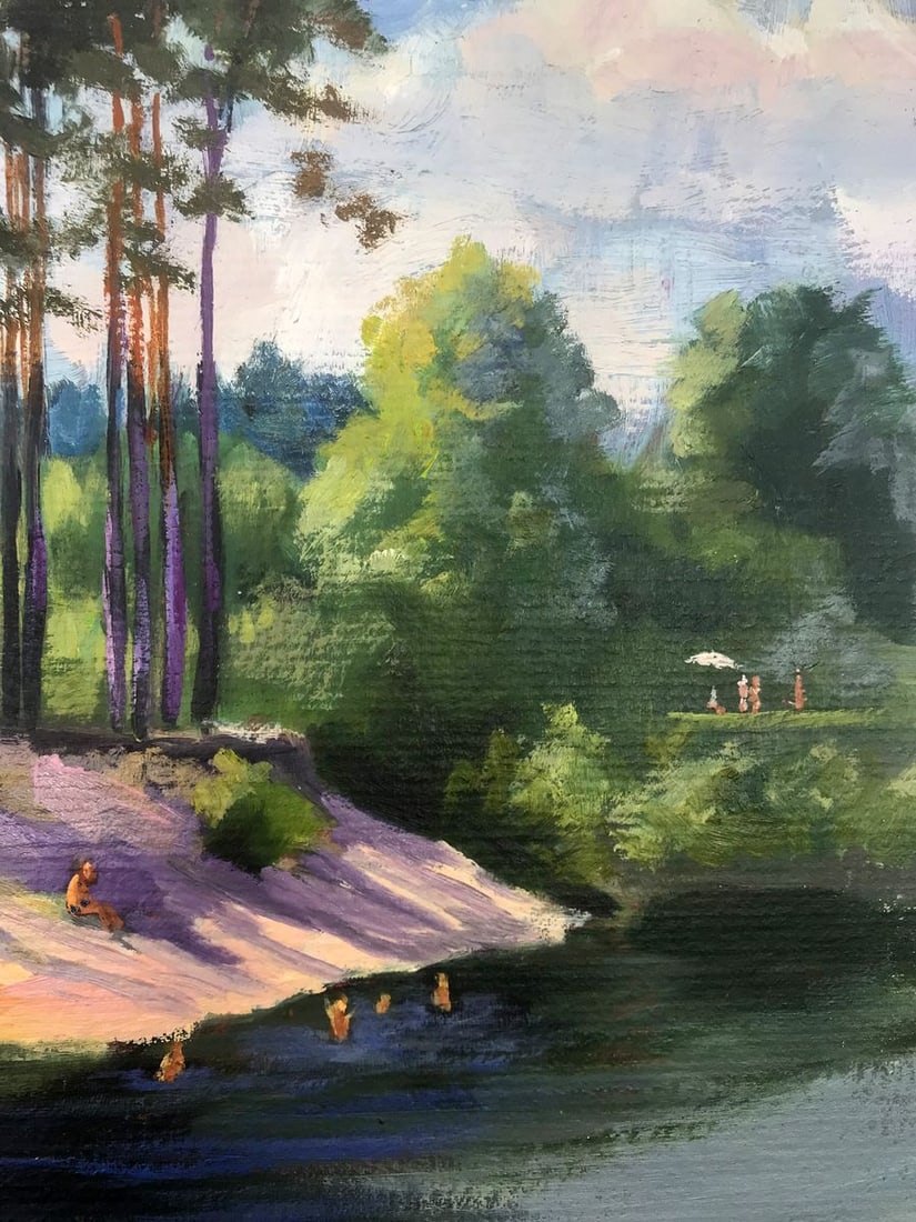 Oil painting Summer Boris Serdyuk - 9