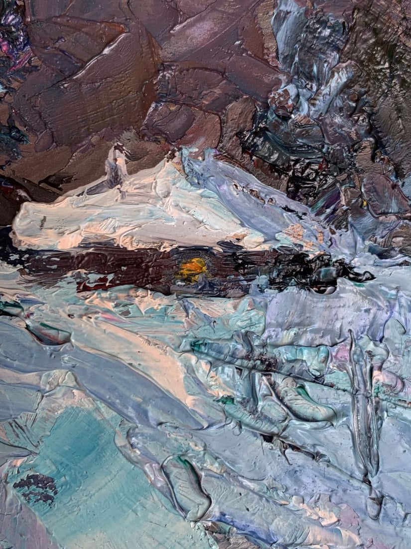 Oil painting Winter night Alexander Cherednichenko - 10