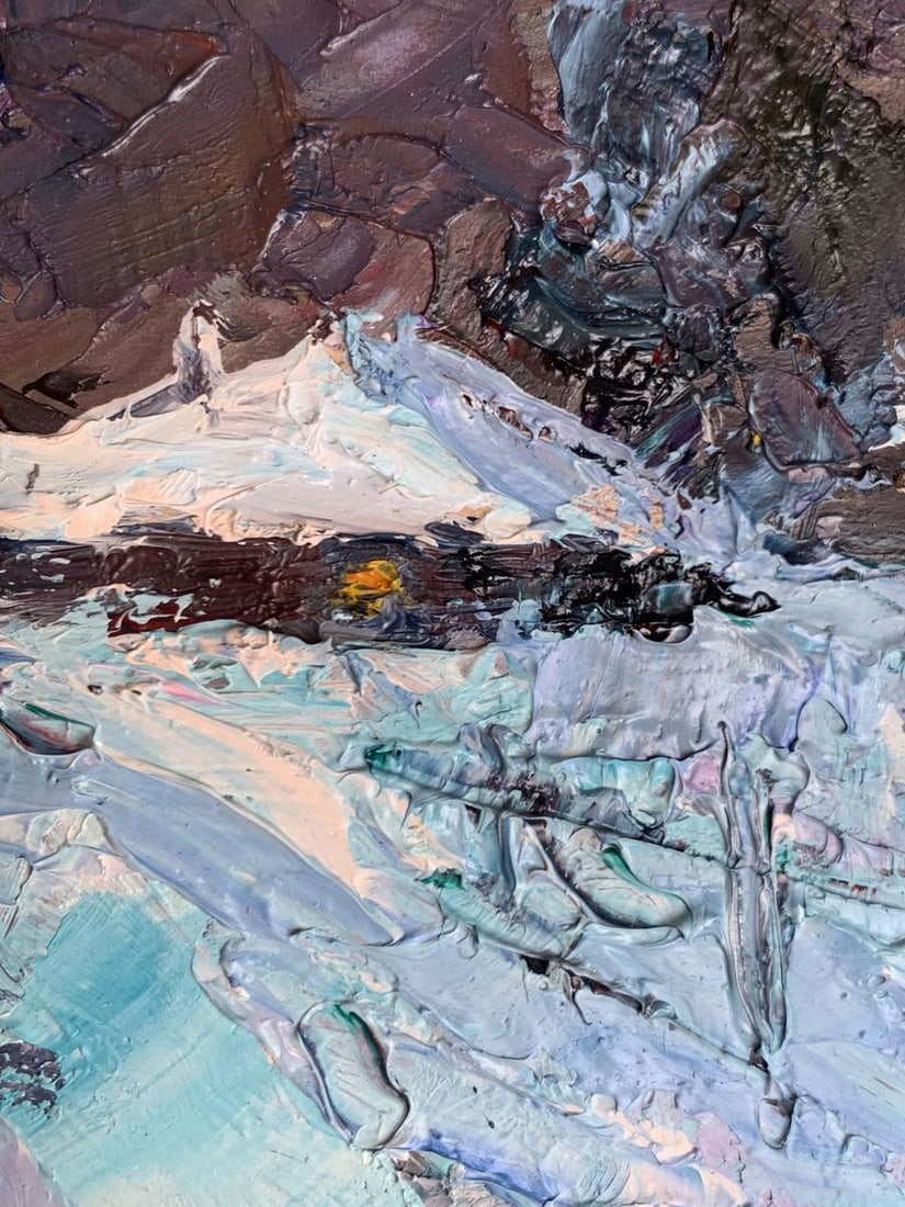 Oil painting Winter night Alexander Cherednichenko - 11