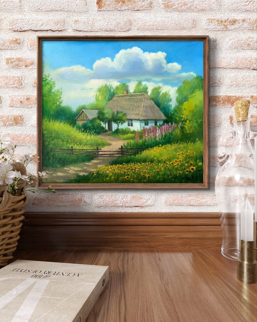 Oil painting Country coziness Mykhailo Burdylo - 2