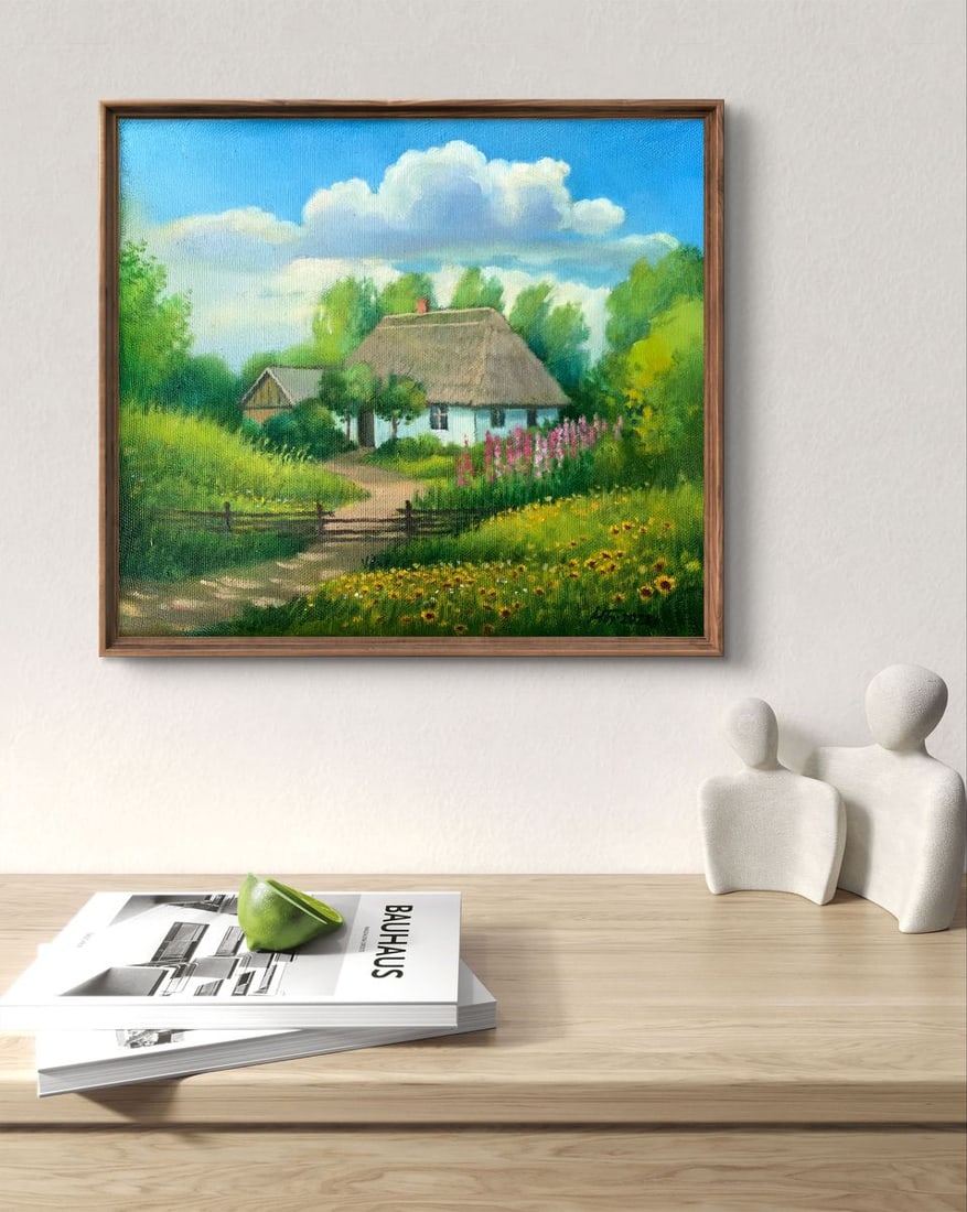 Oil painting Country coziness Mykhailo Burdylo - 3