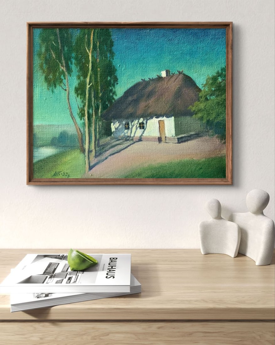 Oil painting Green Night Mykhailo Burdylo - 3