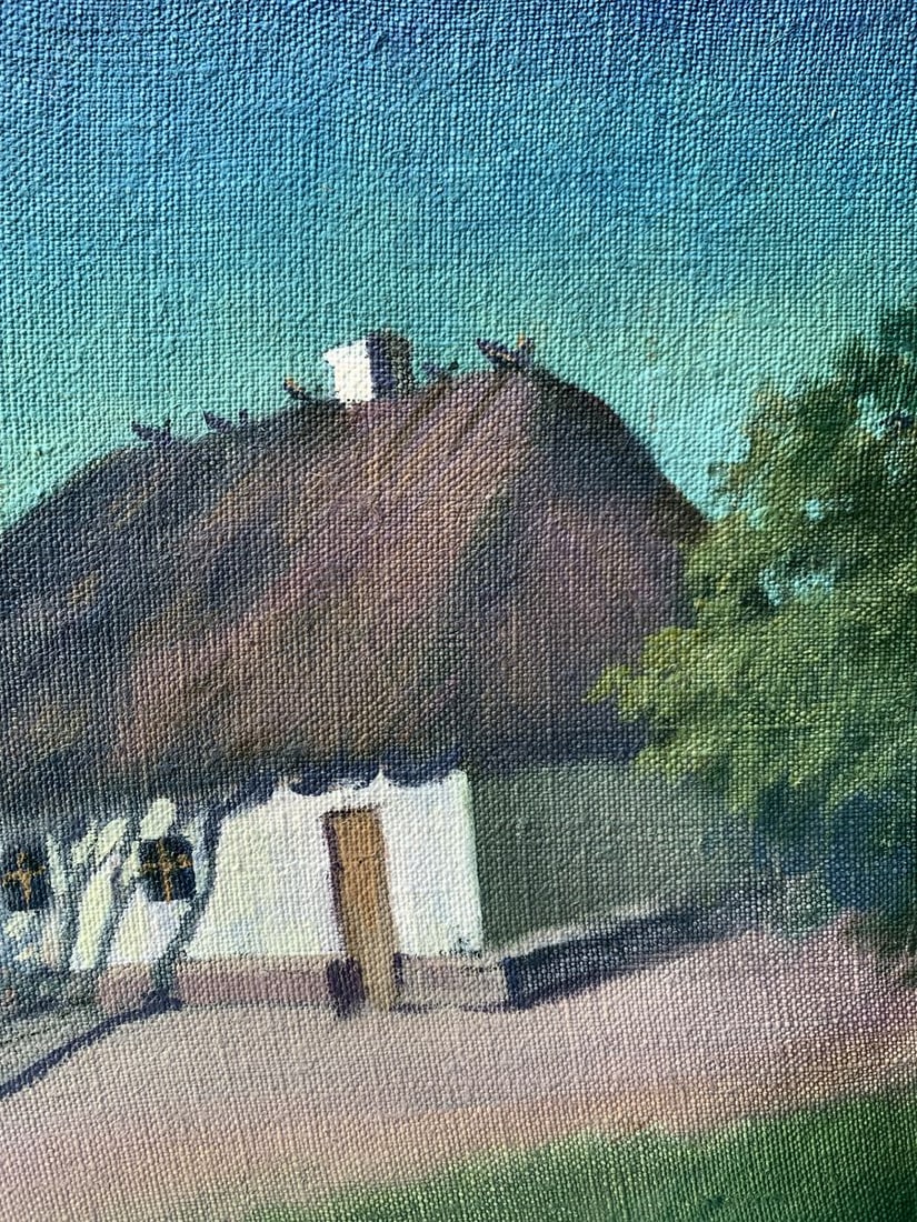 Oil painting Green Night Mykhailo Burdylo - 8