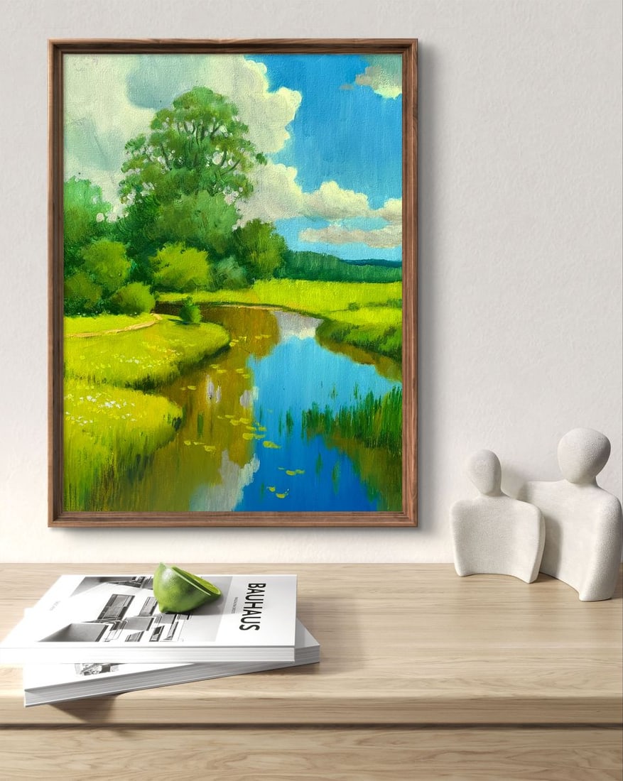 Oil painting Hot summer days Mykhailo Burdylo - 2