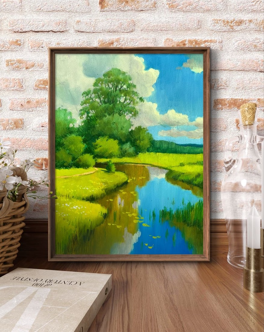 Oil painting Hot summer days Mykhailo Burdylo - 3