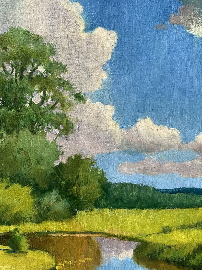 Oil painting Hot summer days Mykhailo Burdylo - 5