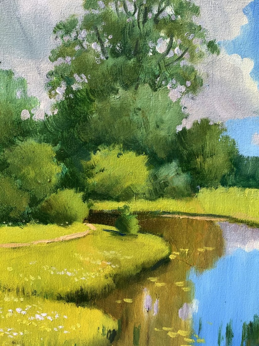 Oil painting Hot summer days Mykhailo Burdylo - 6