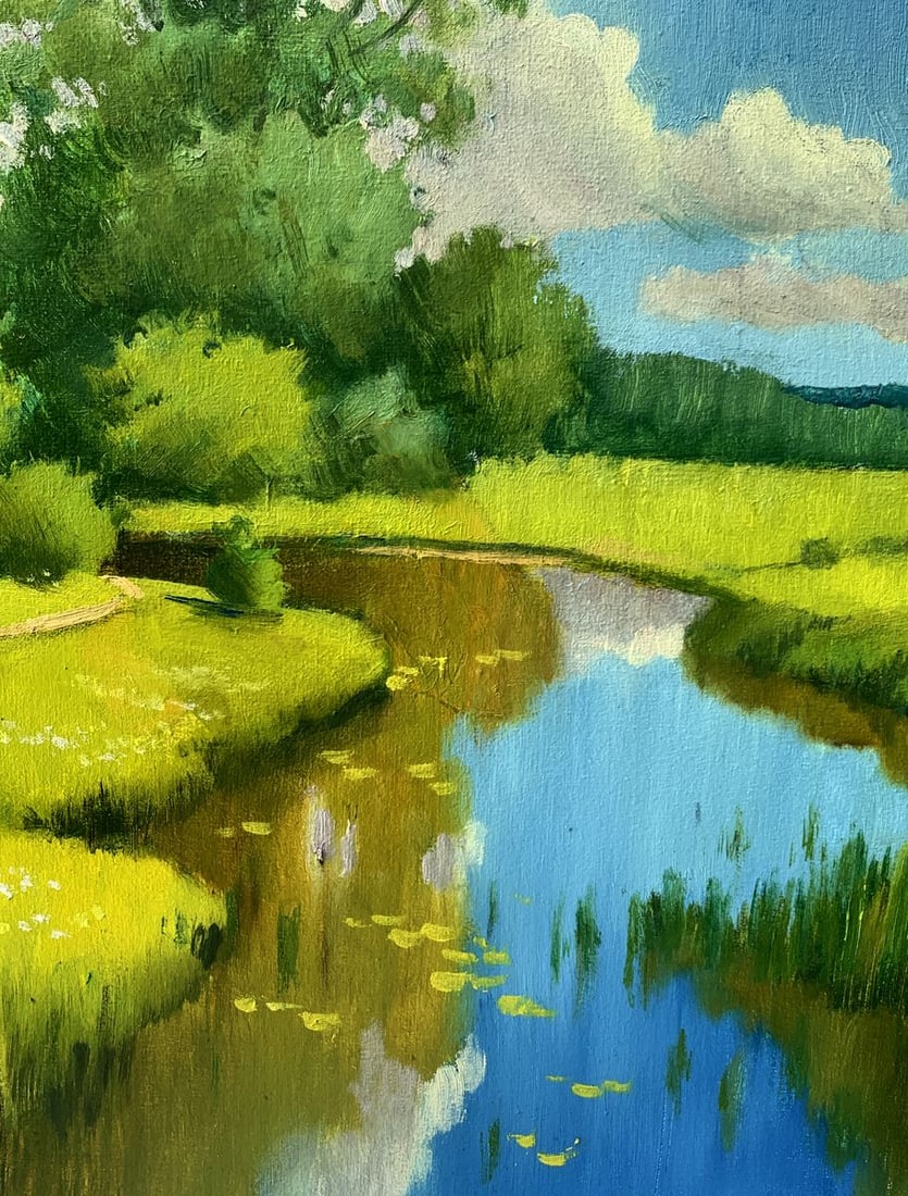 Oil painting Hot summer days Mykhailo Burdylo - 9