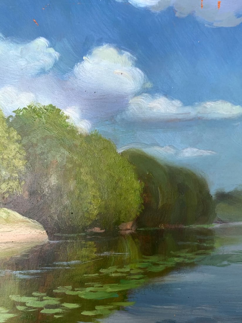 Oil painting Bright summer day Mykhailo Burdylo - 4