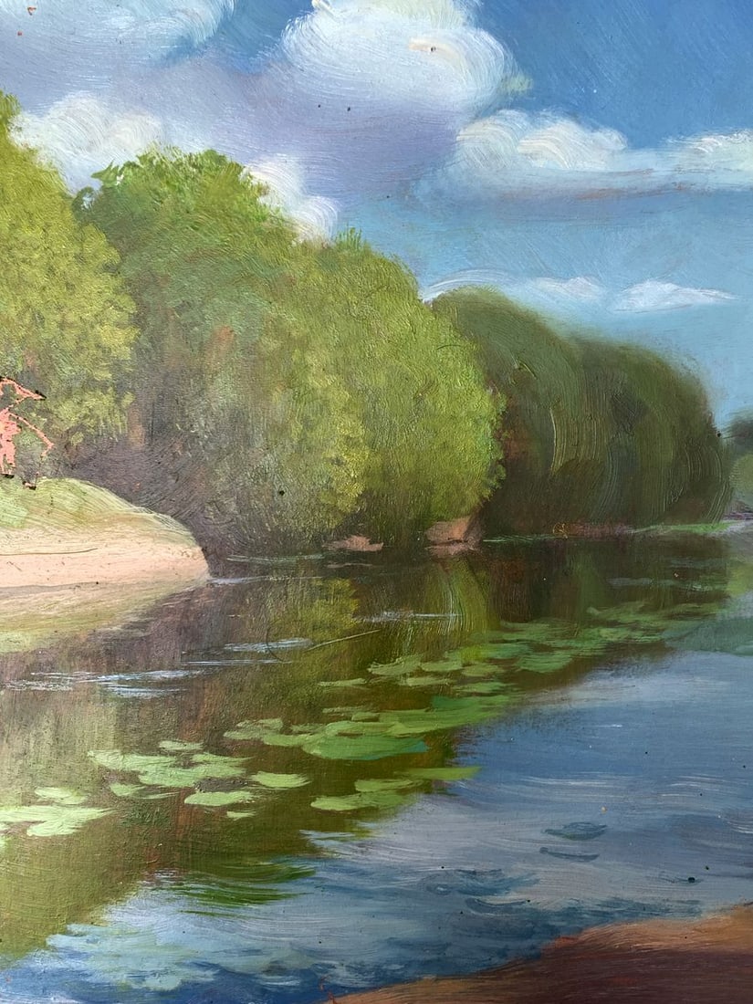 Oil painting Bright summer day Mykhailo Burdylo - 5