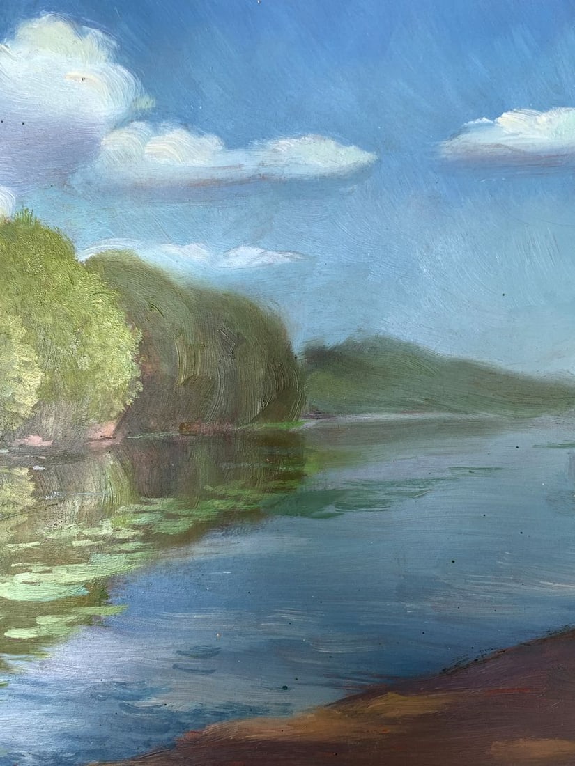 Oil painting Bright summer day Mykhailo Burdylo - 6