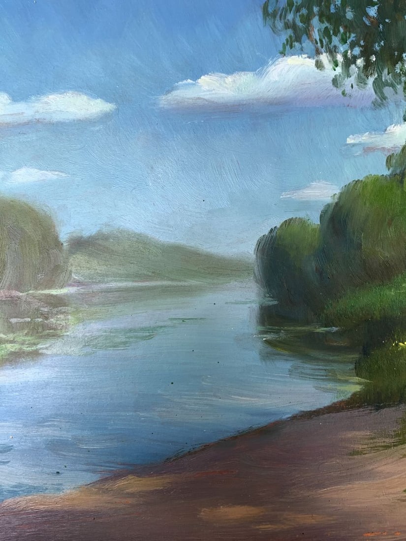 Oil painting Bright summer day Mykhailo Burdylo - 7