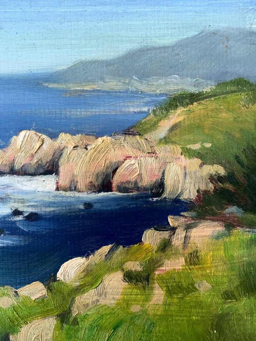 Oil painting Clear day at the coast Mykhailo Burdylo - 9
